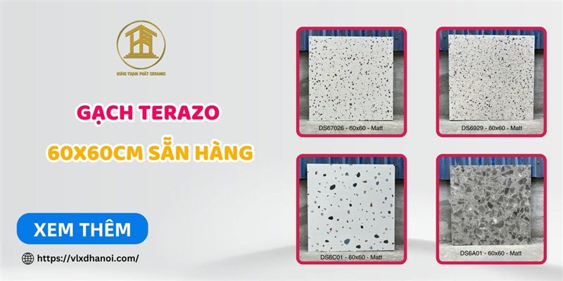 Gạch Terazo 60x60cm có sẵn hàng