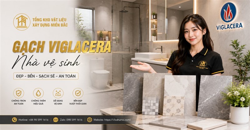 Gạch Viglacera nhà vệ sinh