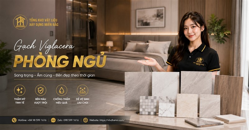 Gạch Viglacera phòng ngủ