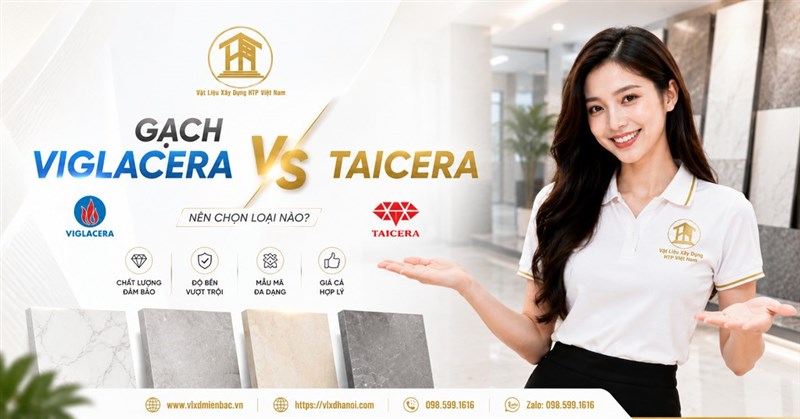 Gạch Viglacera hay Taicera