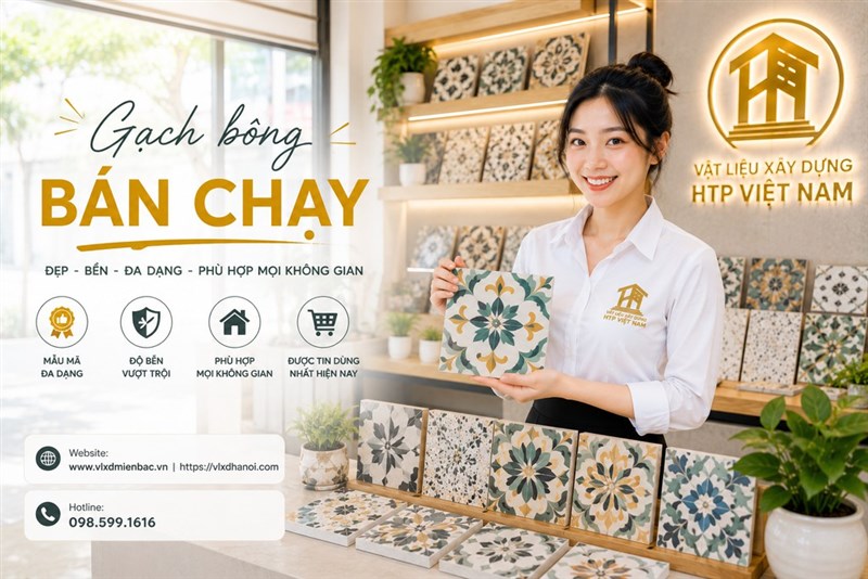 Gạch bông bán chạy