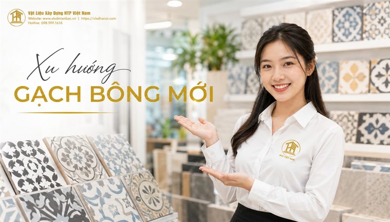 Xu hướng gạch bông mới